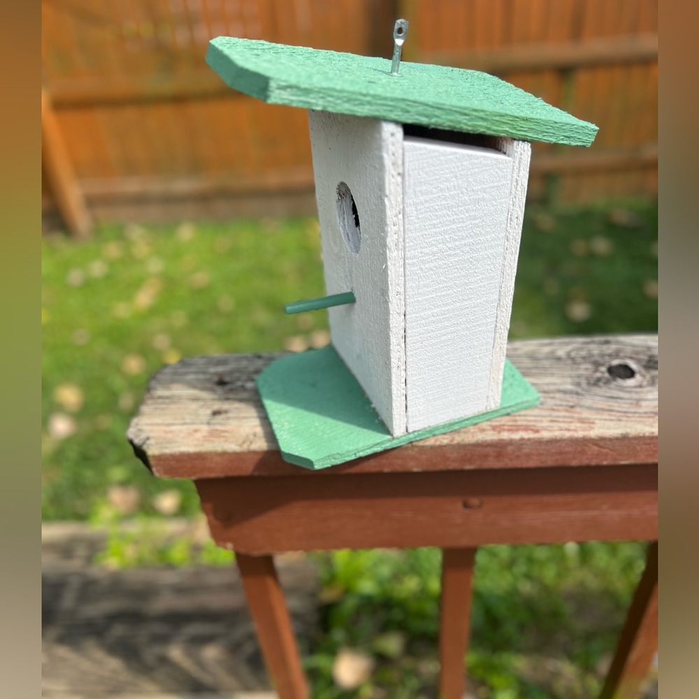 Hand Crafted Wooden Birdhouse - Picture 3 of 8
